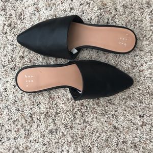 Like new condition black mules! “A new day” target